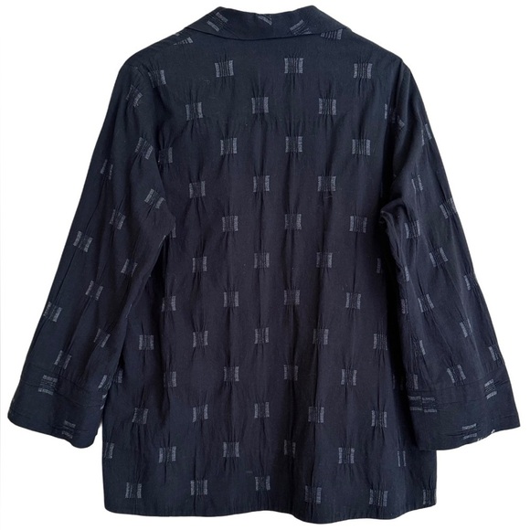 EMMELLE Cotton Blend Boho Lagenlook Oversized Drape Front
Kimono Style Jacket S - Picture 3 of 9